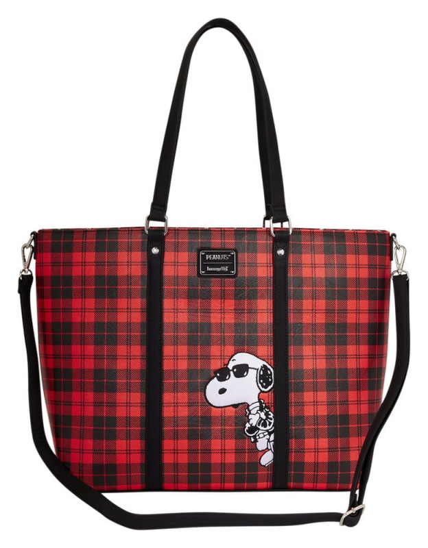 Peanuts by Loungefly Canvas Tote Bag Snoopy Grunge 3