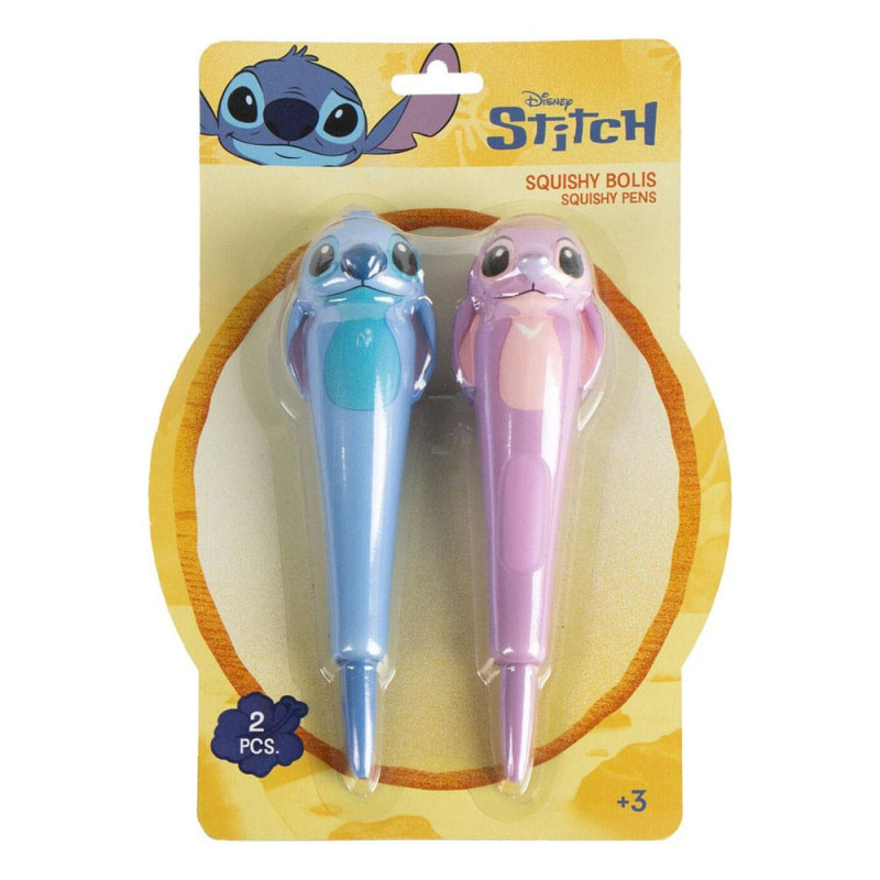 Loli & Stitch Squishy ball pen 2-Pack 1