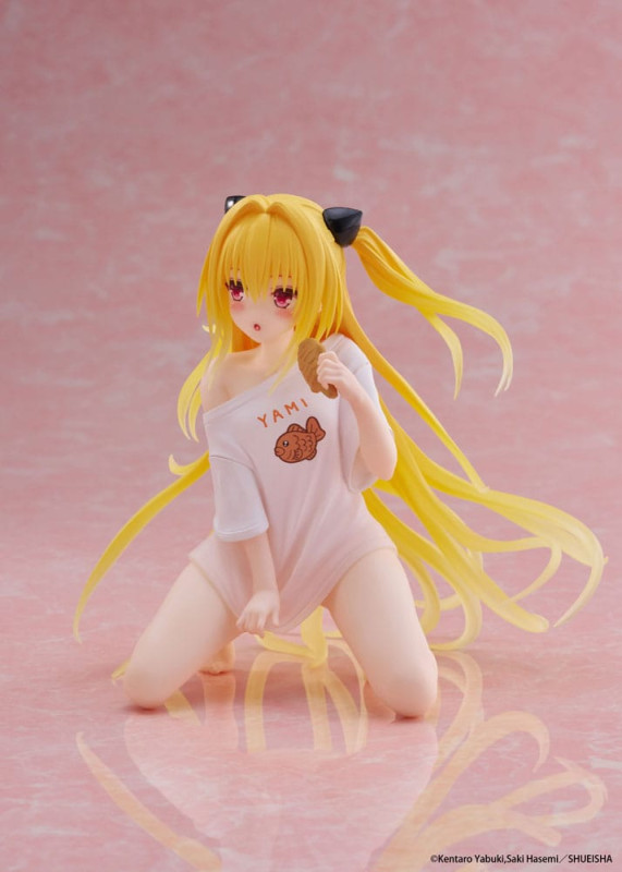 To Love-Ru Darkness PVC Statue Desktop Cute Figure Golden Darkness Roomwear Ver. 13 cm 5