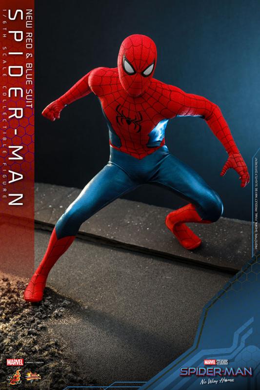 Spider-Man: No Way Home Movie Masterpiece Action Figure 1/6 Spider-Man (New Red and Blue Suit) 28 cm