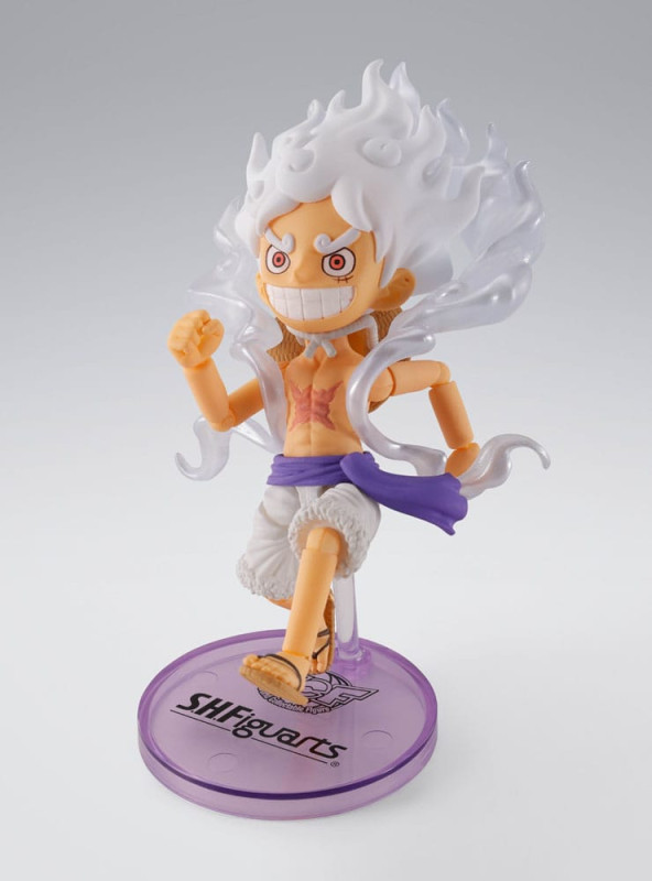 One Piece World Collactable Figures x S.H. Figuarts Action Figure Monkey D. Luffy Gear 5 8 cm 2