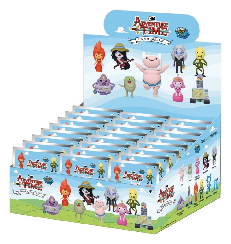 Adventure Time 3D PVC Bag Clips Series 2 Blind Bag Display (24)