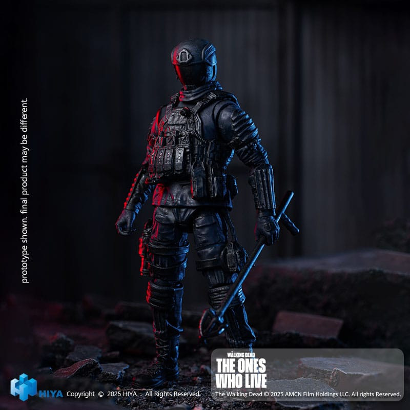 The Walking Dead: The Ones Who Lived Exquisite Mini Action Figure 1/18 CRM Soldier 10 cm 7