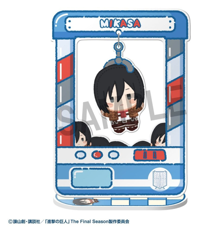Attack on Titan Acrylic Figure Chara Catcher 9 cm Blind Box Display (8) 2