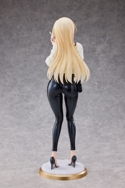Original Character Statue 1/4 Aoi Koigakubo Illustrated by Fujiko Leather Pants Deluxe Edition 42 cm 6