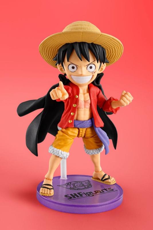 One Piece World Collactable Figures x S.H. Figuarts Action Figure Monkey D. Luffy 8 cm