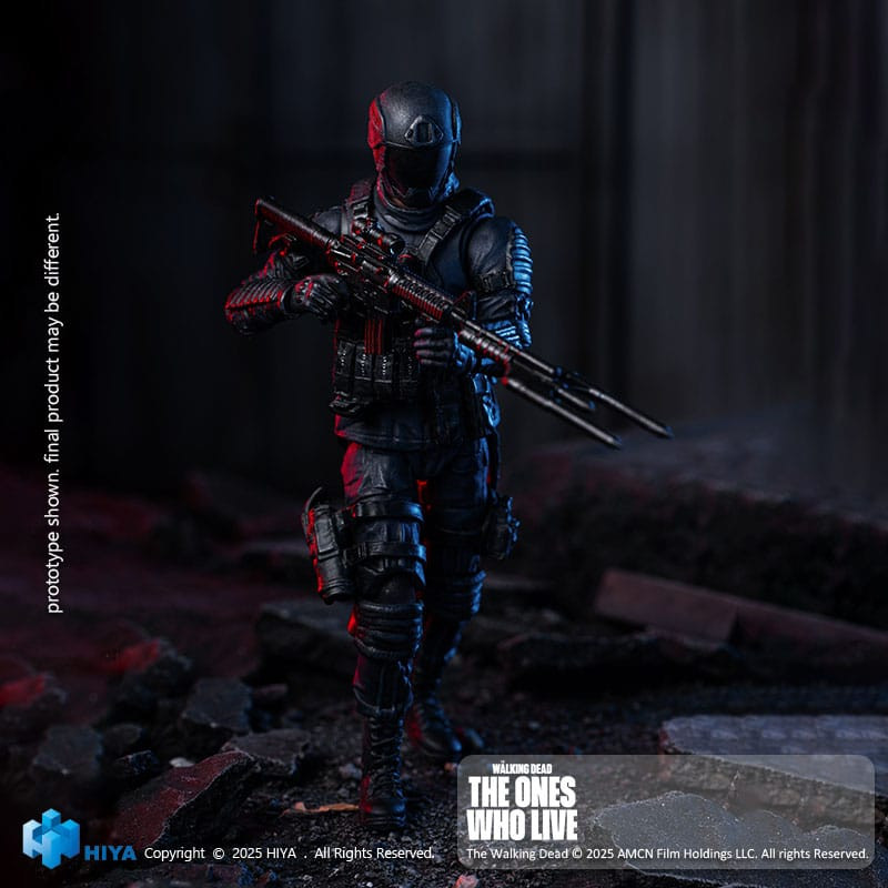 The Walking Dead: The Ones Who Lived Exquisite Mini Action Figure 1/18 CRM Soldier 10 cm 6