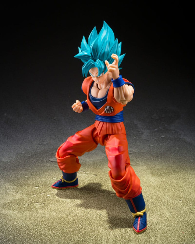 Dragon Ball Super S.H.Figuarts Action Figure Super Saiyan God Super Son Guko (Blue power transcendin 1