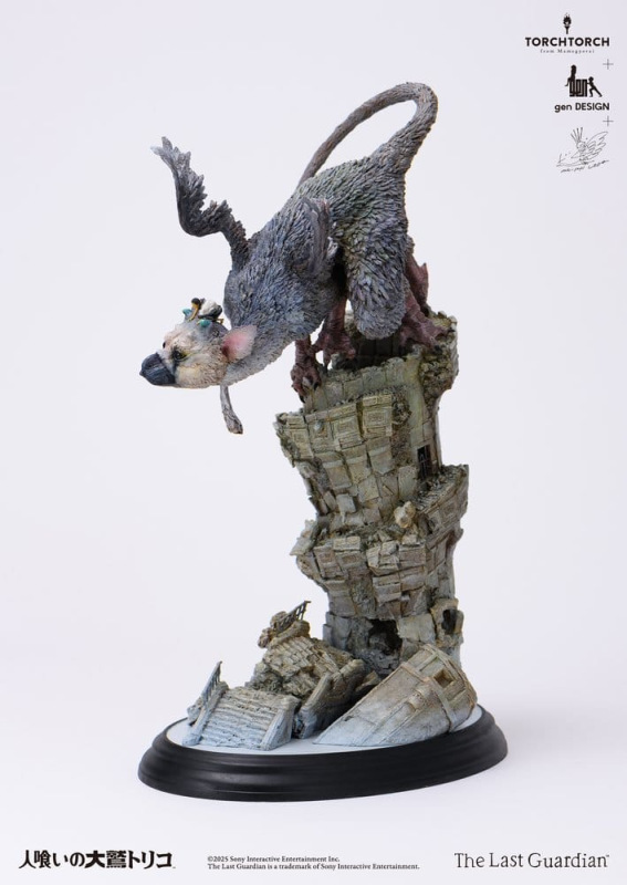 The Last Guardian Art Statue Trico by Akishi Ueda 50 cm 13