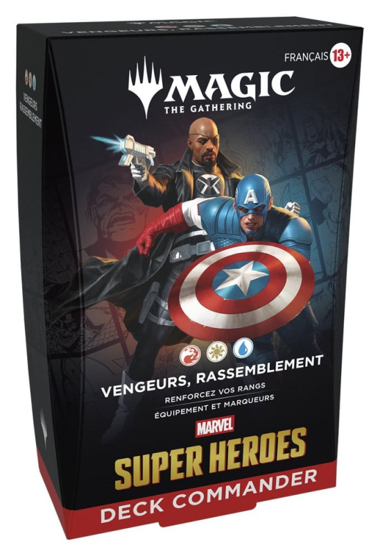 Magic the Gathering Marvel Super Heroes Commander Decks Case (4) french 1