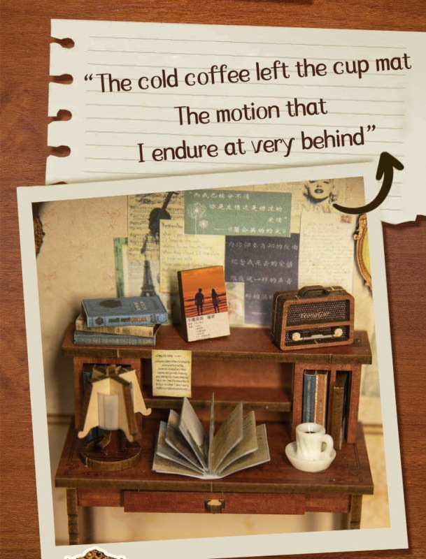 Book Nook The Secret Rhythm 23 x 11 cm 6