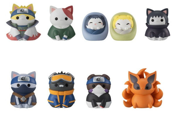 Naruto Shippuden Mega Cat Project Nyaruto! Once upon a time in Konoha village Mini Figures 3 cm Blin