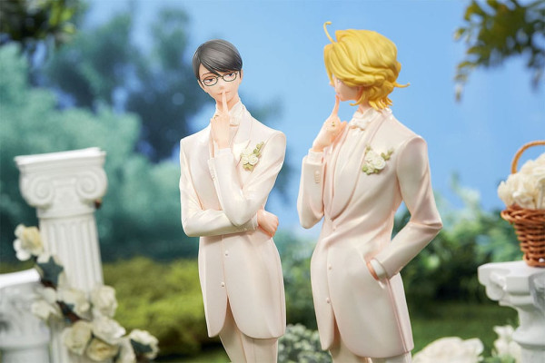 Doukyusei PVC Statues 2-Pack 1/7 Hikaru Kusakabe & Licht Sajo: Wedding Ver. 24 cm 12