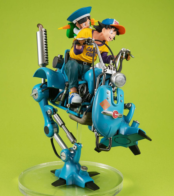 Dragonball Z Desktop Real McCoy EX PVC Diorama Son Goku & Son Gohan & Robot with two legs 20 cm 3