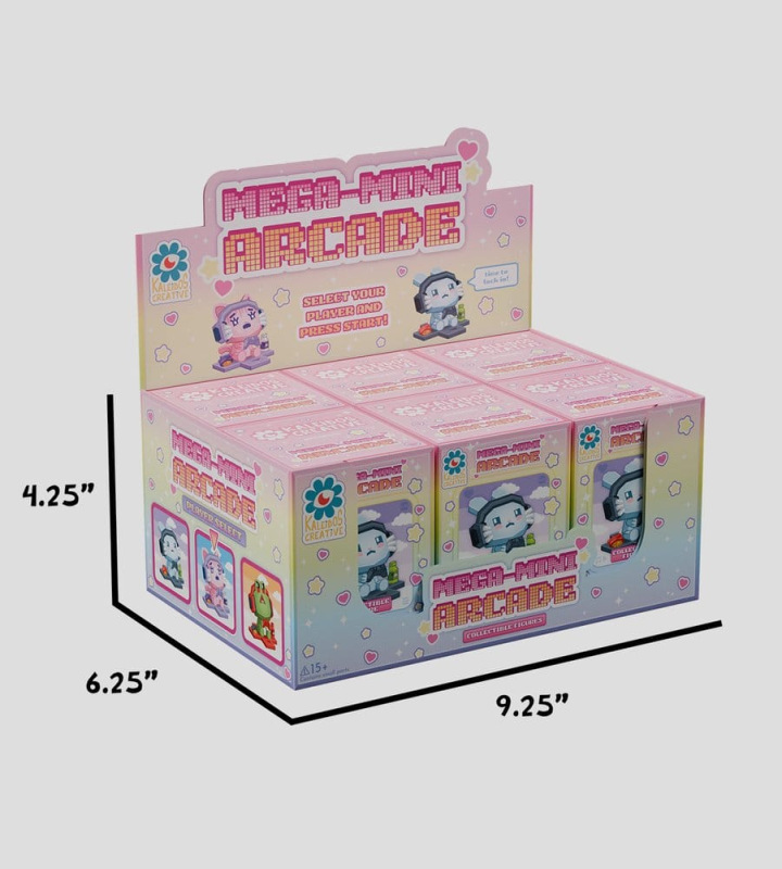 Mega Mini Arcade Mini Figures S1 6 cm Blind Box Display (6) 9