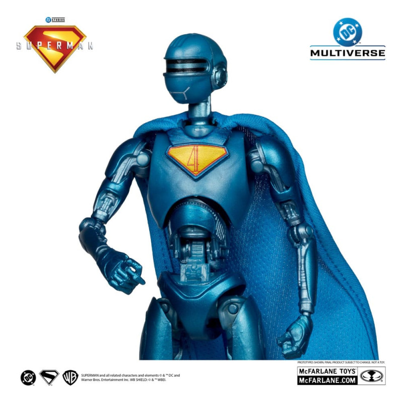 Superman (2025) DC Multiverse Deluxe Action Figure Superman Robot (Red Platinum Edition) 18 cm 3