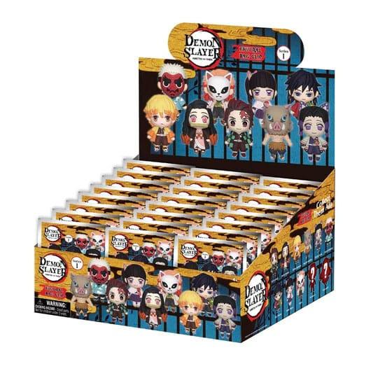 Demon Slayer: Kimetsu no Yaiba 3D PVC Bag Clips Display (24)