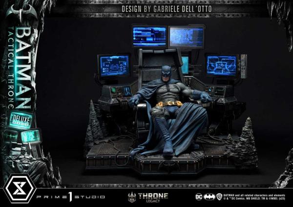 DC Comics Throne Legacy Collection Statue 1/3 Batman Tactical Throne Deluxe Bonus Version 57 cm