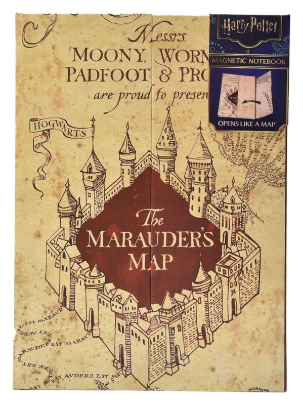 Harry Potter Notebook A5 Marauder's Map 1