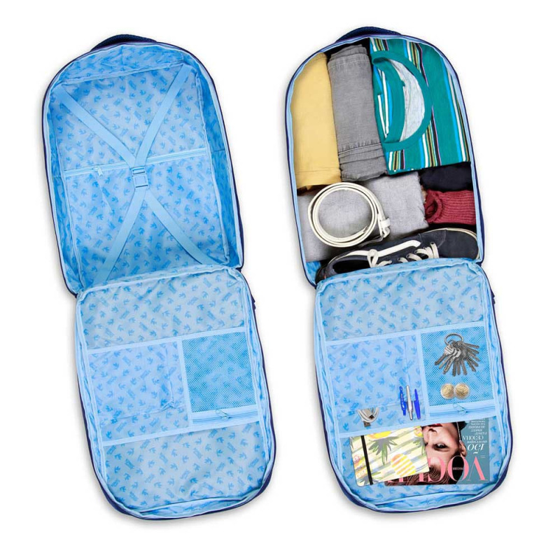 Sonic The Hedgehog Mercury Underseat Cabin Bag Backpack Sega Action Blue 3