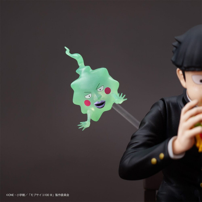 Mob Psycho 100 III x Bunbougu Cafe 2022 PVC Statue Shigeo Kageyama & Ekubo 13 cm 7