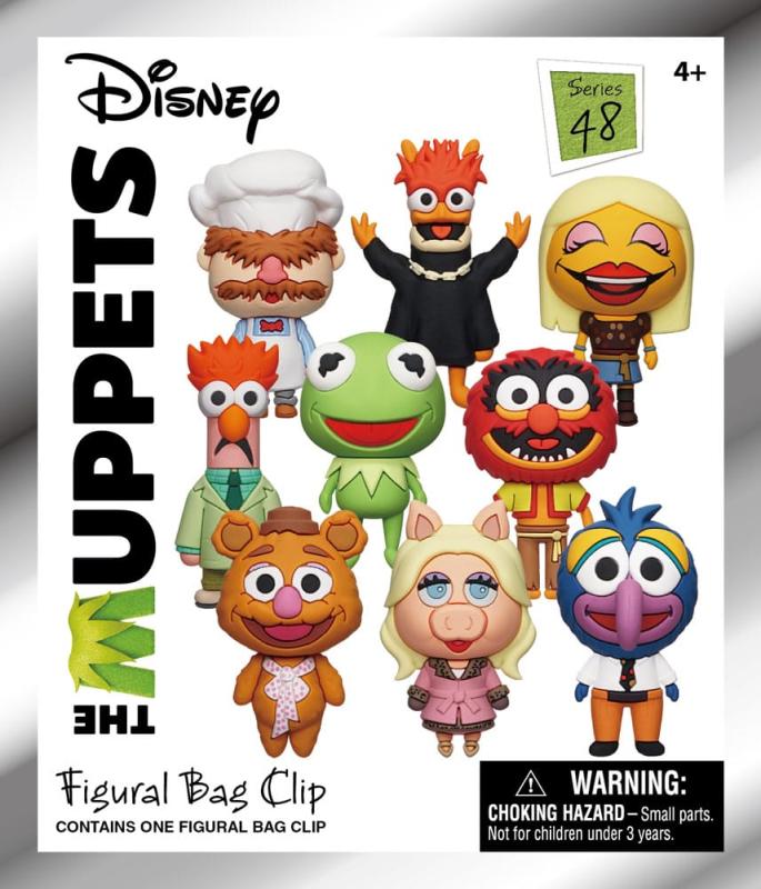 Disney 3D PVC Bag Clips The Muppets Series 48 Display (24)