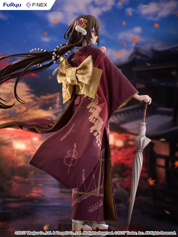 Azur Lane F:Nex PVC Statue 1/4 Mikasa blue flower komachi Ver. Japanese Doll 43 cm 8