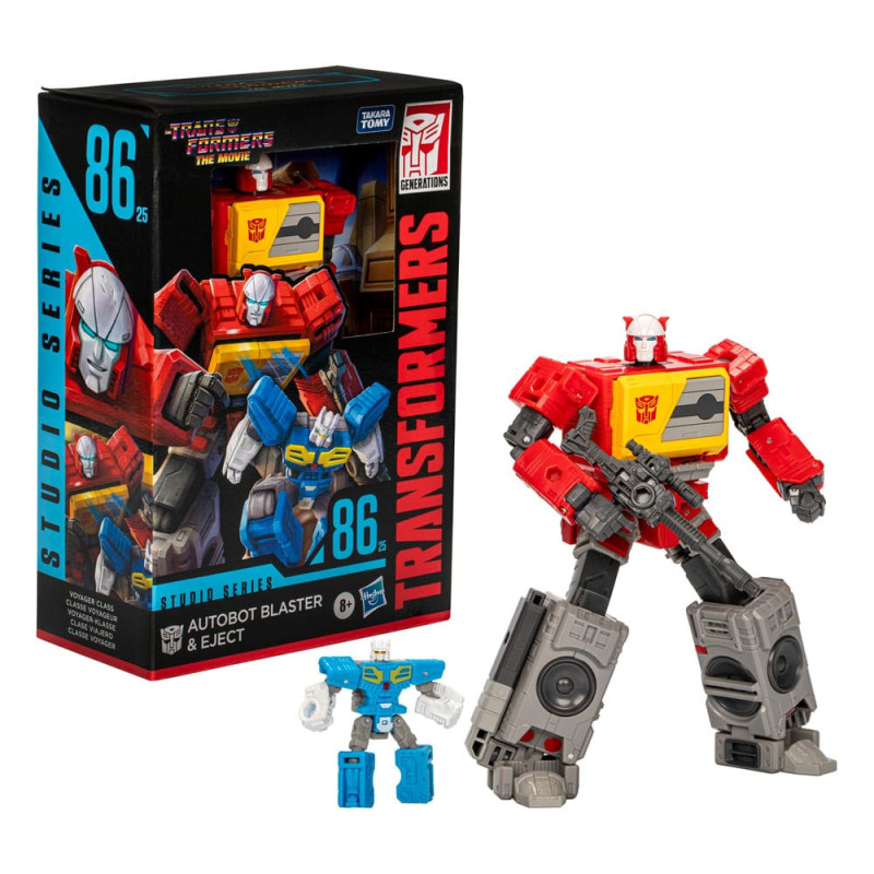 The Transformers: The Movie Generations Studio Series Voyager Class Action Figure Autobot Blaster & 10