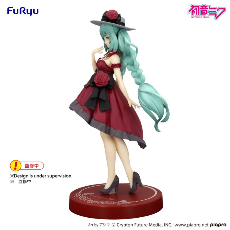 Hatsune Miku Trio-Try-iT PVC Statue Hatsune Miku Outing Dress Red Color Ver. 19 cm 2