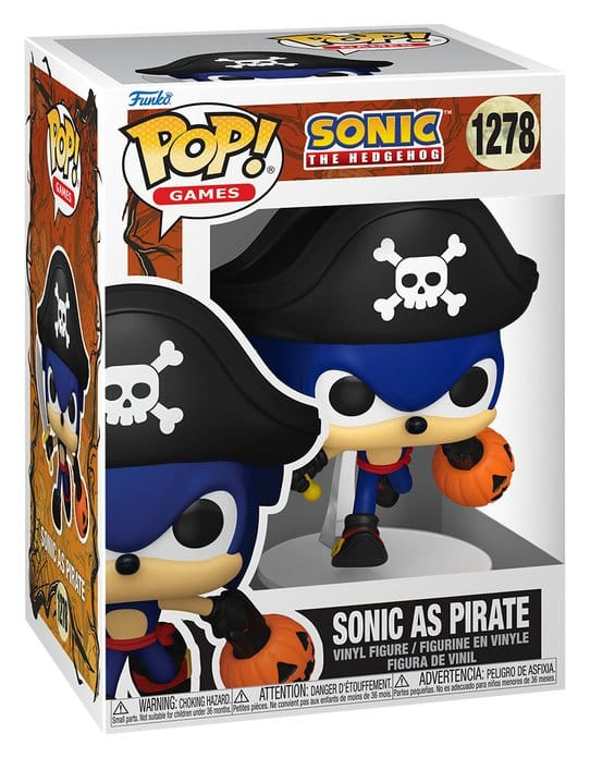 Sonic the Hedgehog POP! Games Vinyl Figure Pirate Sonic 9 cm 1