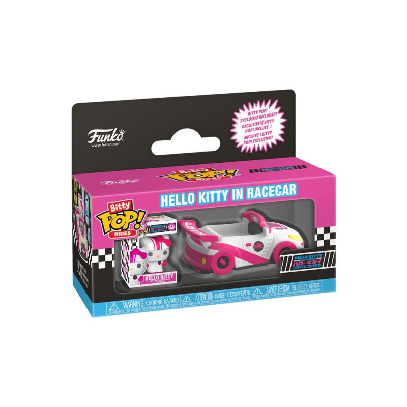 Sanrio Bitty POP! Ride Vinyl Figure Racecar w/HK 2,5 cm 4