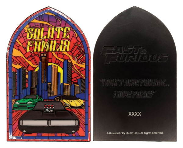 Fast & Furious Ingot Stained Glass Style Metal 1