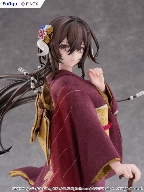 Azur Lane F:Nex PVC Statue 1/4 Mikasa blue flower komachi Ver. Japanese Doll 43 cm 3