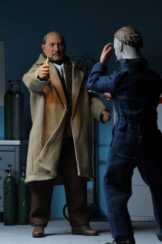 Halloween 2 Retro Action Figure 2-Pack Doctor Loomis & Laurie Strode 20 cm 1