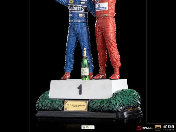 Ayrton Senna Deluxe Art Scale Statue 1/10 Alain Prost & Ayrton Senna (The Last Podium 1993) 27 cm