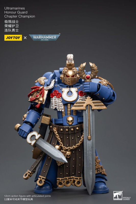 Warhammer 40k Action Figure 1/18 Ultramarines Honour Guard Chapter Champion 12 cm 1