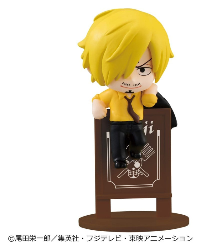 One Piece Ochatomo series Mini Figures Pirates Party 4 cm Blind Box Display (8) (Repeat) 4