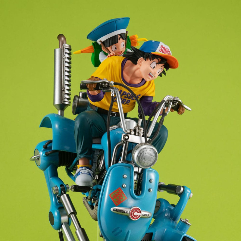 Dragonball Z Desktop Real McCoy EX PVC Diorama Son Goku & Son Gohan & Robot with two legs 20 cm 1