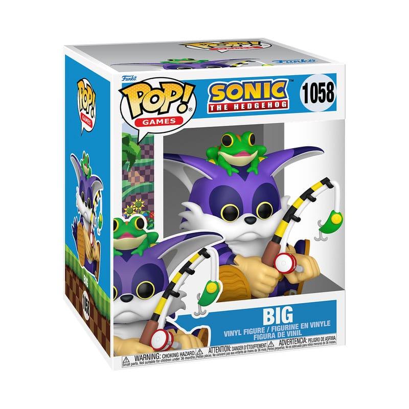 Sonic the Hedgehog Oversized POP! Vinyl Figure Big the Cat w/Froggy 15 cm 1