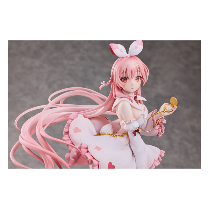 Original Character PVC Statue 1/7 White Rabbit Rosu Wonderland Ver. Illustrated by Rosuuri Deluxe Ed 1