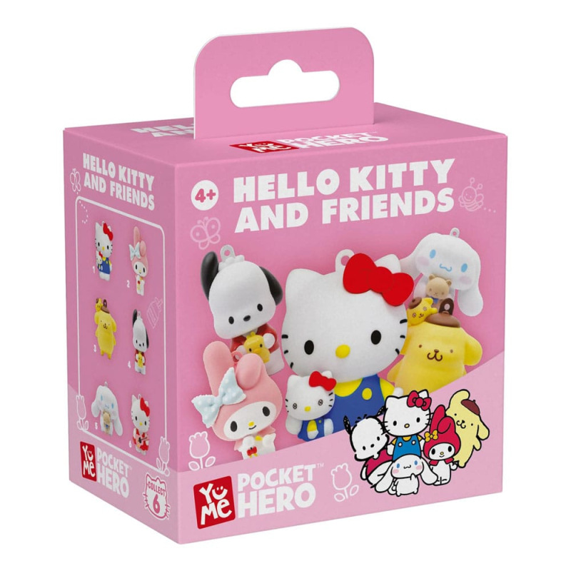 Sanrio Pocket Hero Keychain Hello Kitty and Friends Series 1 Blind Box Display (12) 2