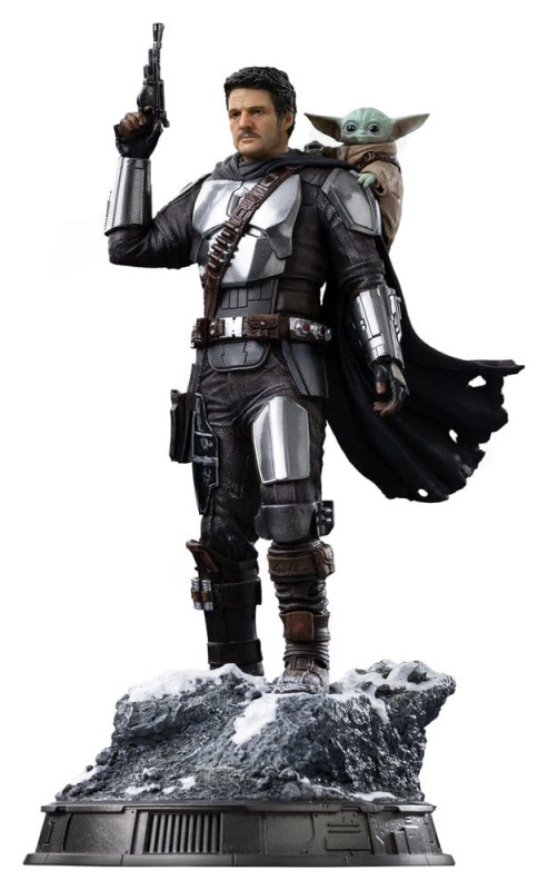 The Mandalorian & Grogu Art Scale Statue 1/10 The Mandalorian and Grogu 25 cm 14