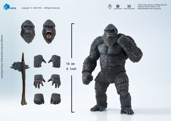 Godzilla x Kong: The New Empire Exquisite Basic Action Figure Kong 16 cm 4