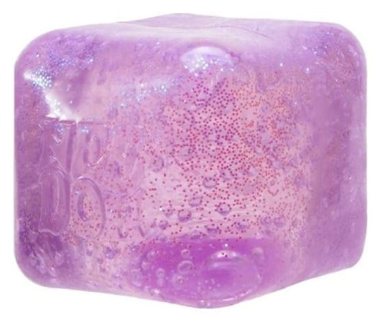 NeeDoh Squeeze Ball Nice Cube Glitter & Glow 5 cm Display (12) 4
