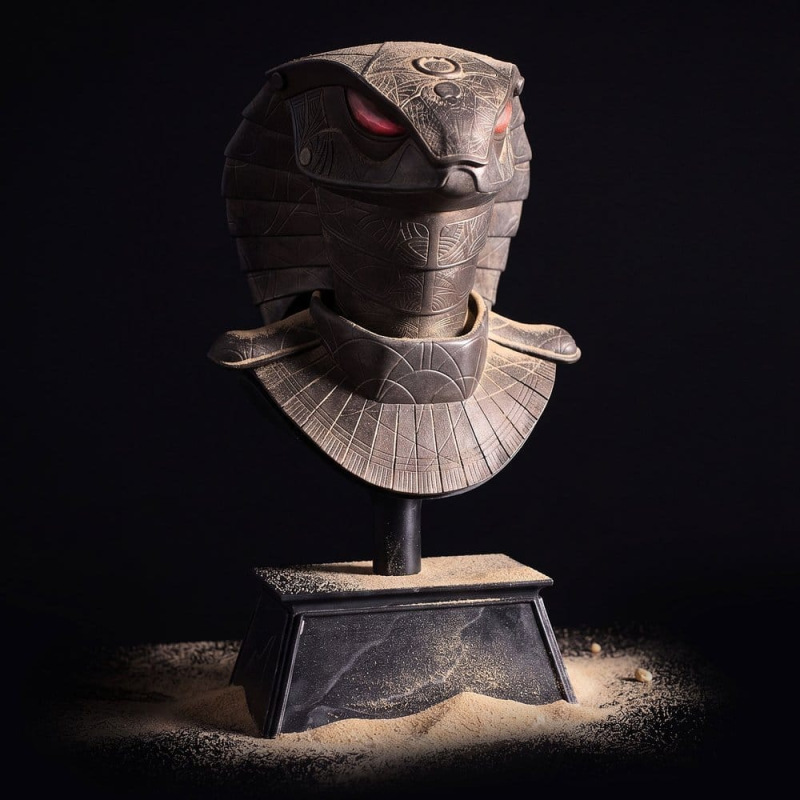 Stargate Desktop Replica Helmet Replica Serpent Guard Helmet Apophis 15 cm 6
