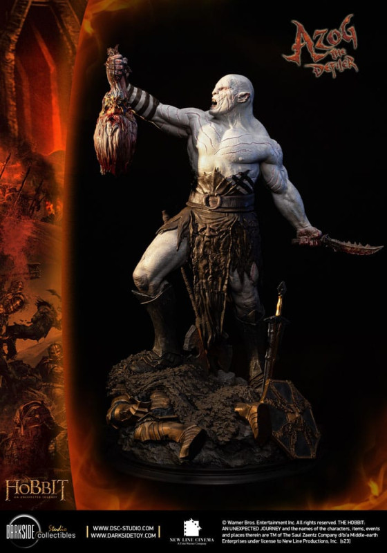 The Hobbit MS Series Statue 1/3 Azog The Defiler John Howe Signature Edition Edition 90 cm 10