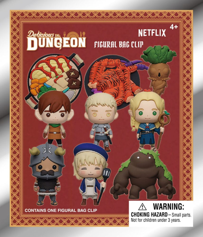 Delicious in Dungeon PVC Bag Clips Series 1 Display (24) 1