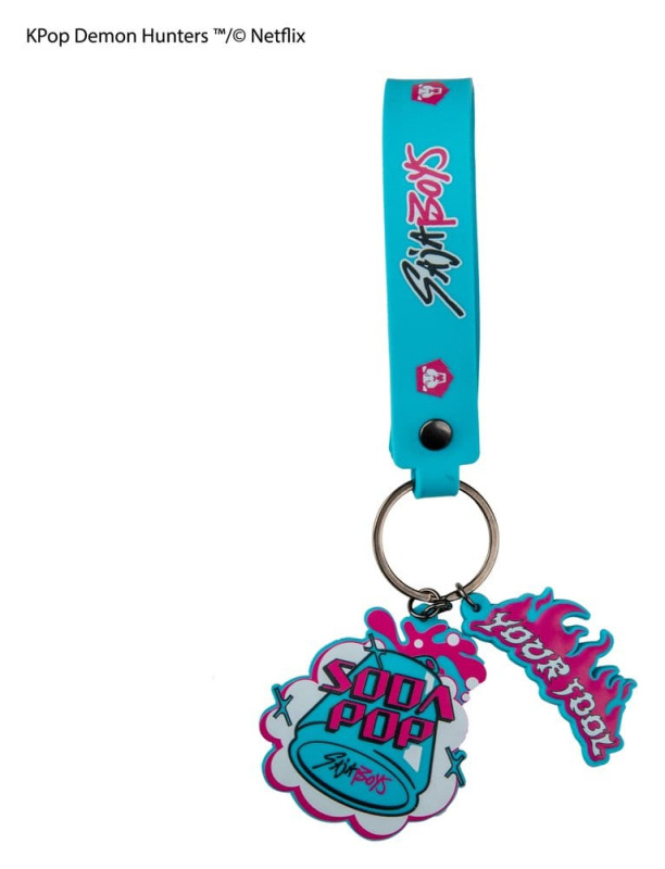 KPop Demon Hunters Wristlet Keychain Soda Pop