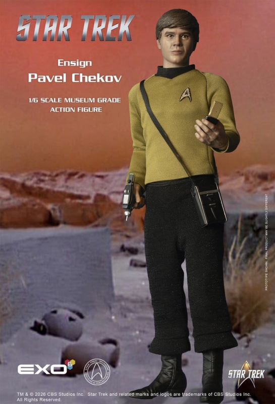 Star Trek: The Original Series Action Figure 1/6 Ensign Pavel Chekov 30 cm 8