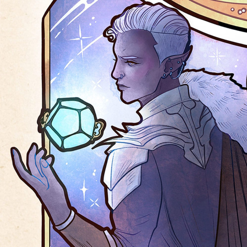 Critical Role Art Print Matthew Mercer: 10th Anniversary Art Nouveau Illustrations 46 x 28 cm - unfr 3